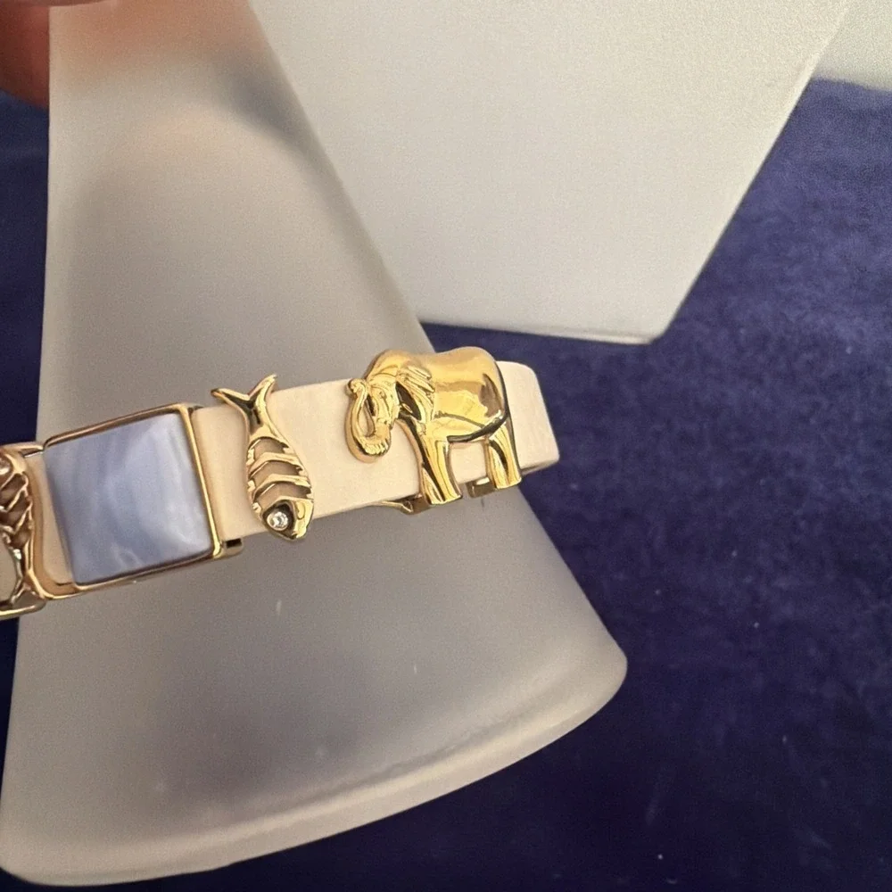 Keep Collective Slide 5 Charms  Beige Elephant Fish Lucky